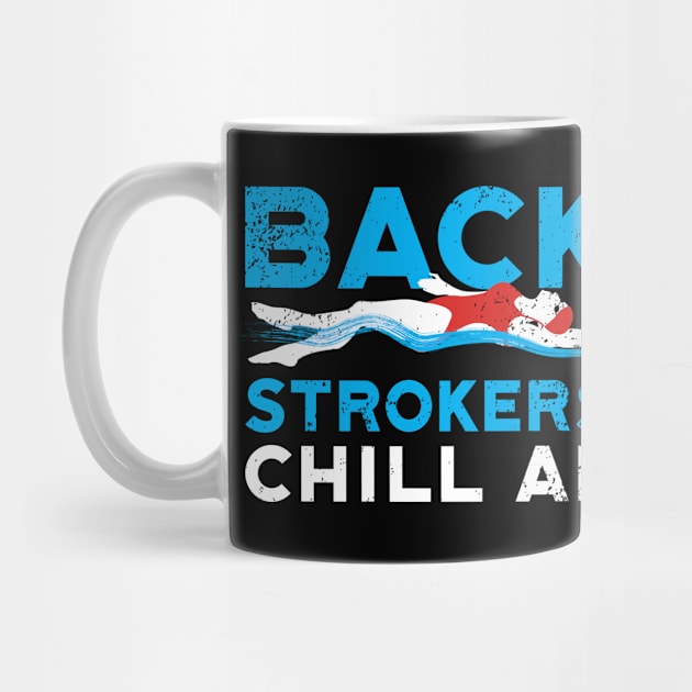 Womens Backstroke Chilled AF Swimmer by atomguy